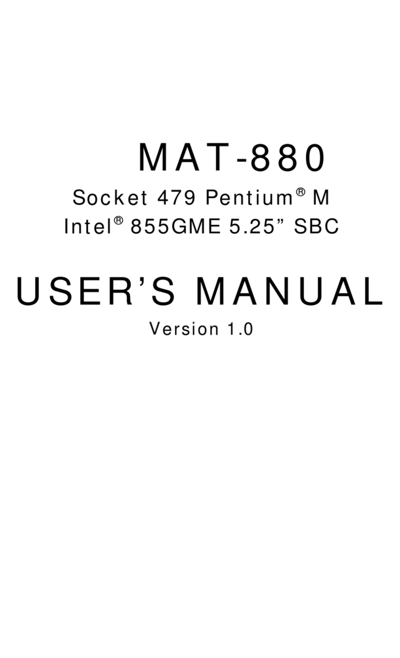 Intel MAT-880 User manual