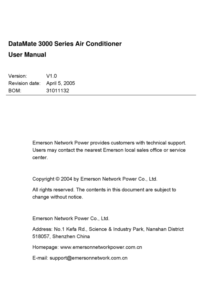 Emerson DataMate 3000 Series User manual