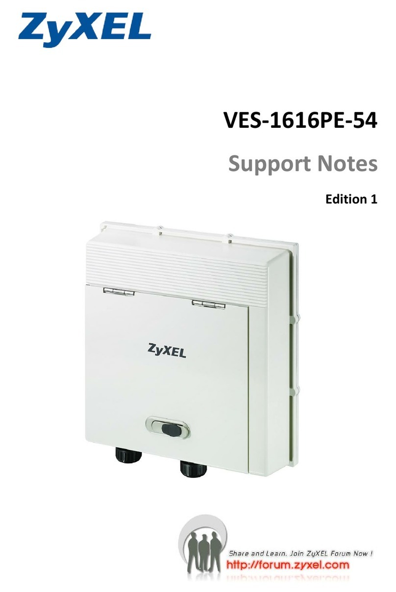 ZyXEL Communications VES-1616PE-54 Manual
