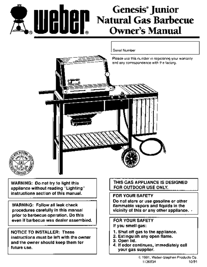 Weber Genesis Jr NG User manual