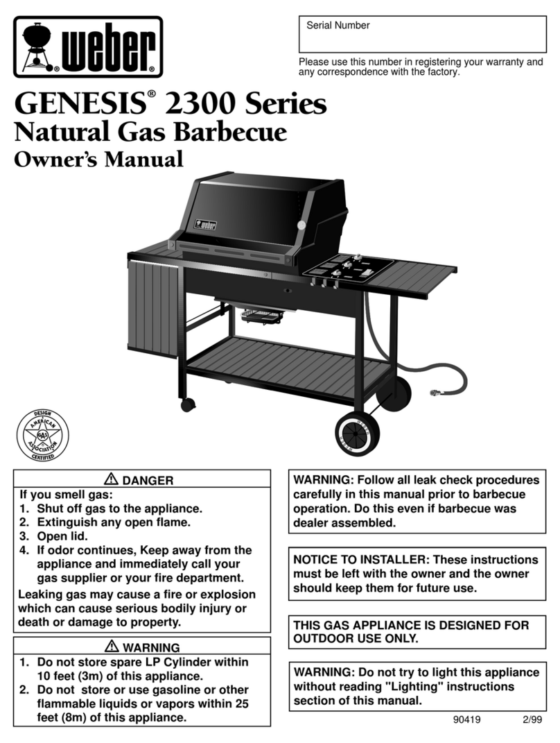 Weber Genesis 2300 NG User manual