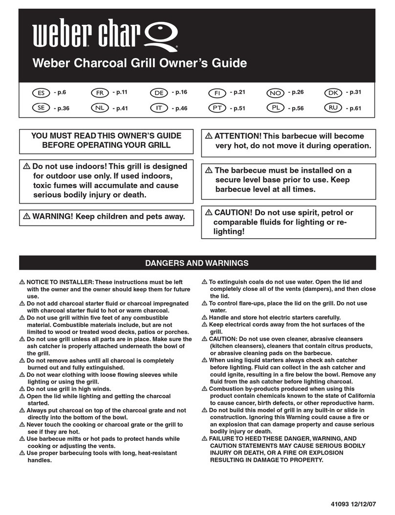 Weber Char Q owner's guide