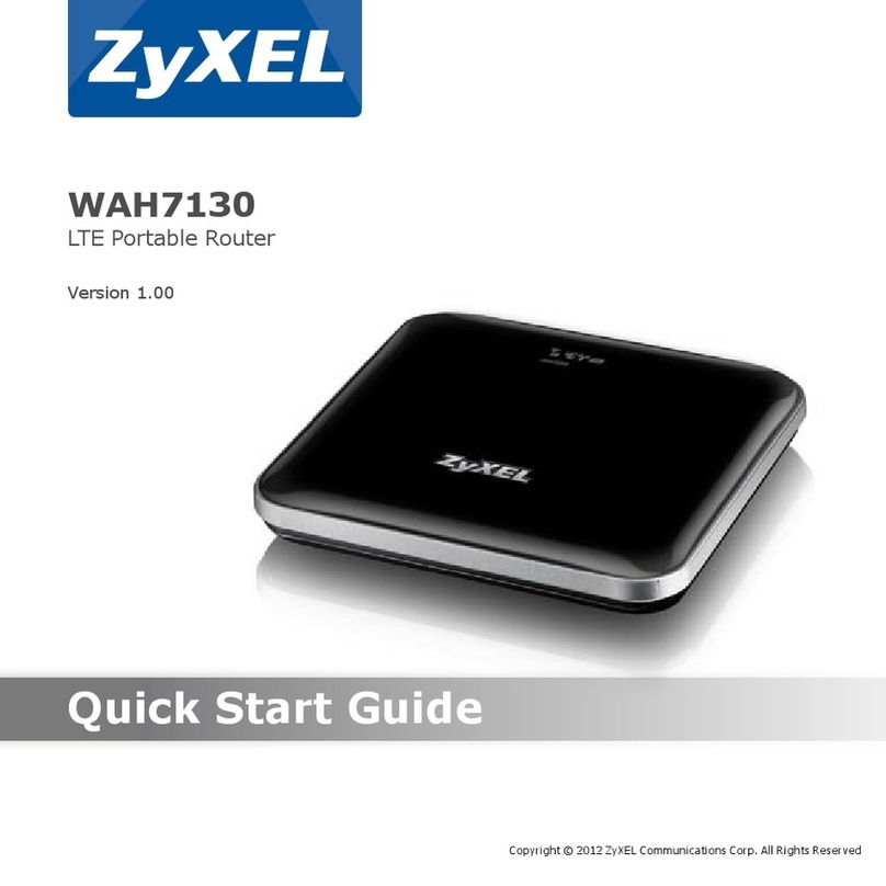 ZyXEL Communications WAH7130 User manual