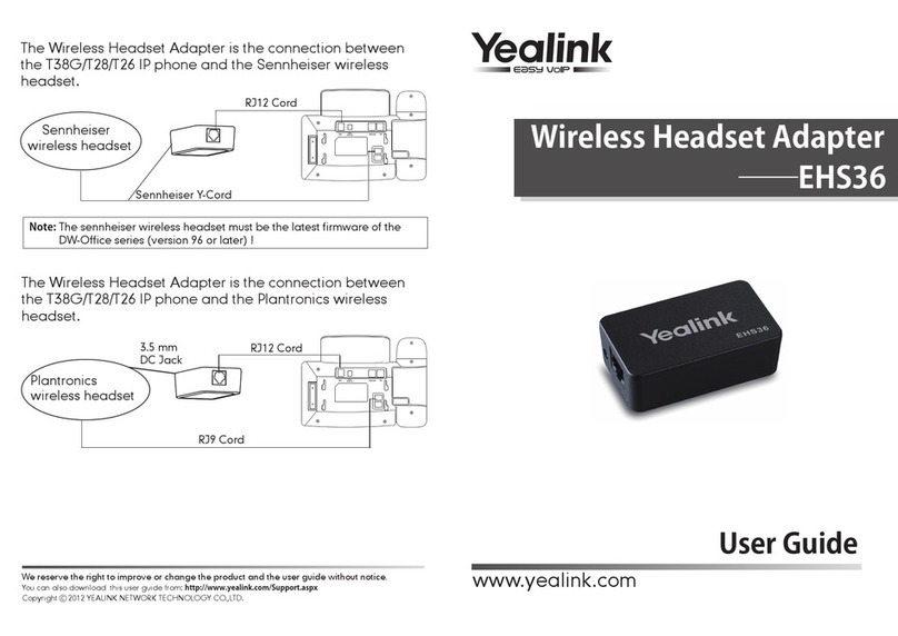 Yealink EHS36 user guide