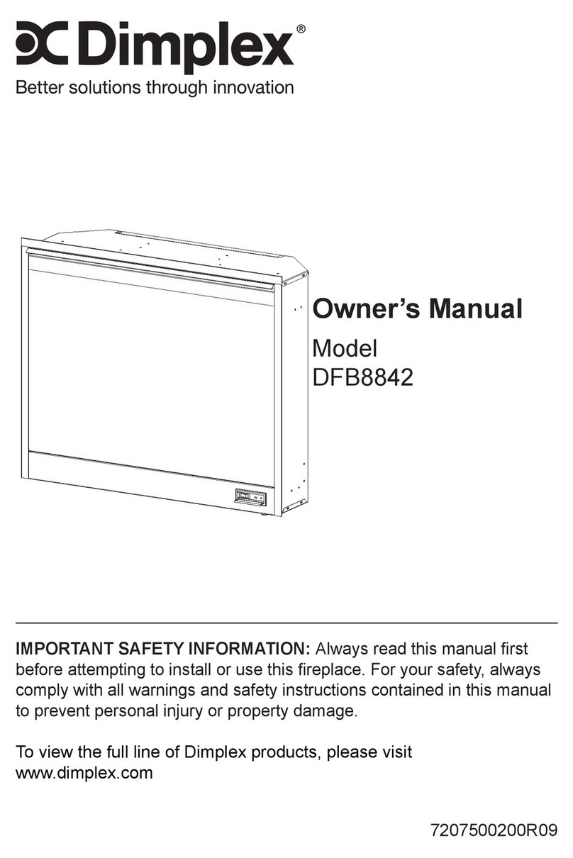 Dimplex DFB8842 User manual