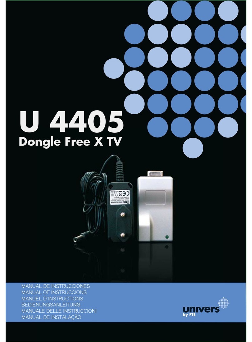 Univers by FTE U4405 user manual