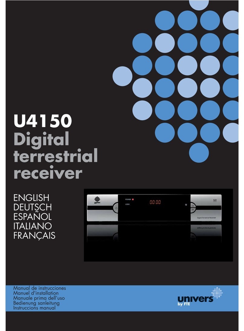 Univers by FTE U4150 user manual