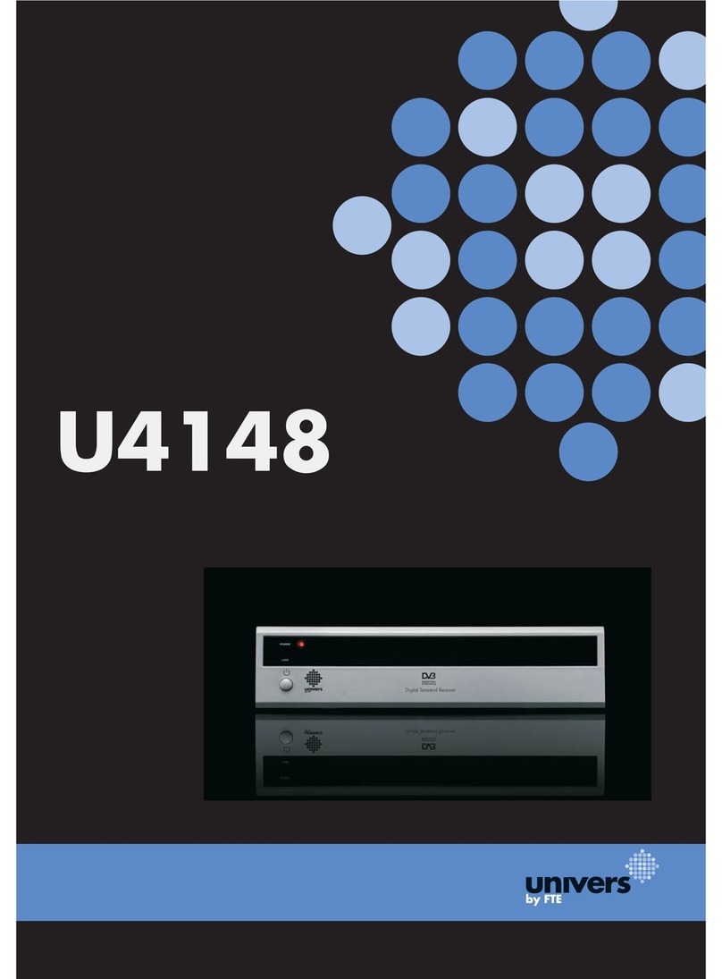 Univers by FTE U4148 User manual