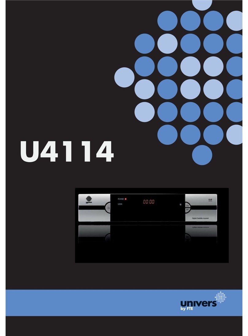 Univers by FTE U4114 User manual