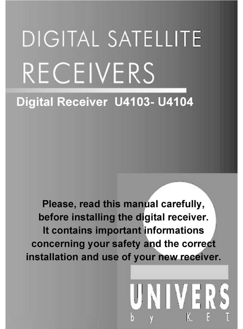 Univers by FTE U4103-U4104 User manual