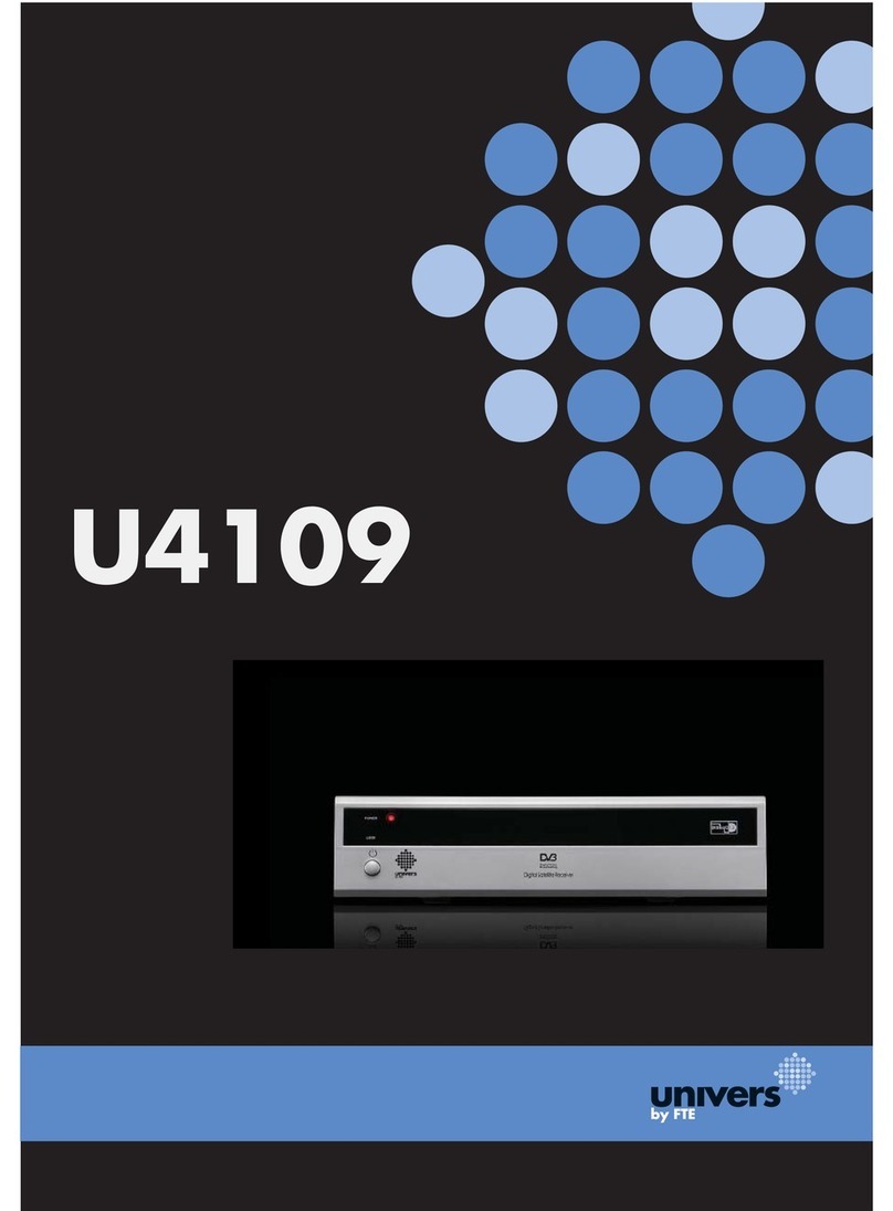 Univers by FTE U4109 User manual