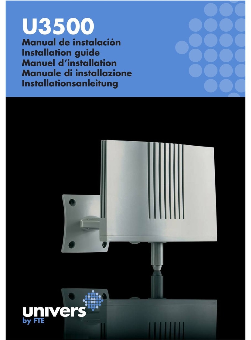 Univers by FTE U3500 installation guide