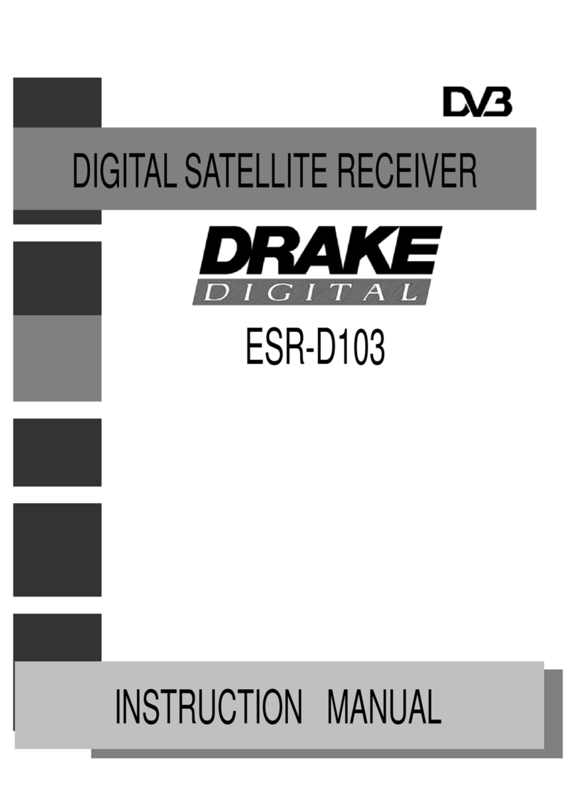 DRAKE ESR-D103 instruction manual