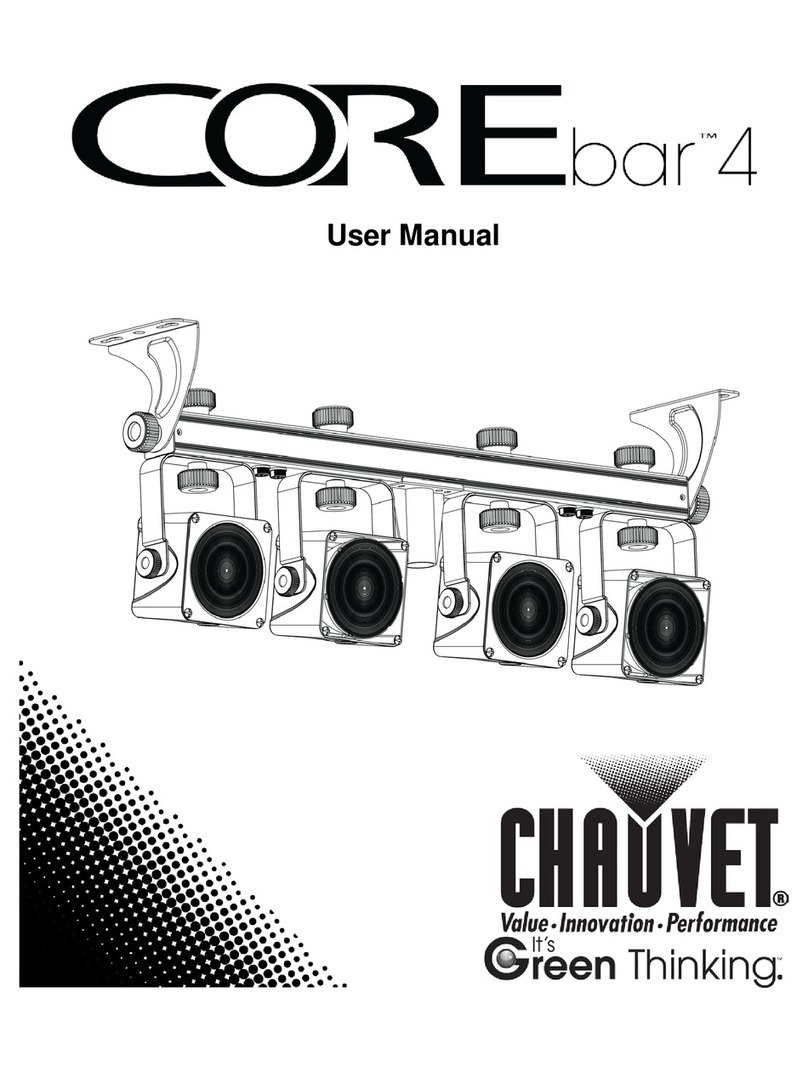 Chauvet COREbar User manual