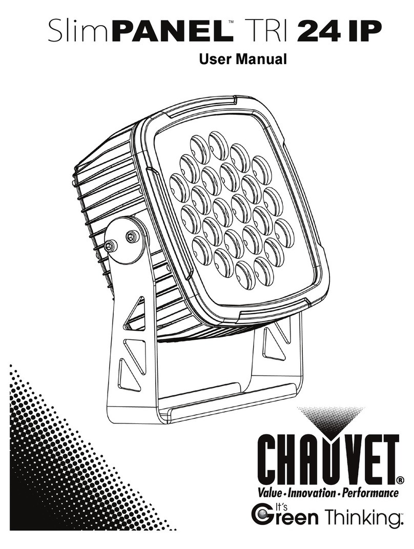 Chauvet SlimPANEL TRI 24 IP User manual