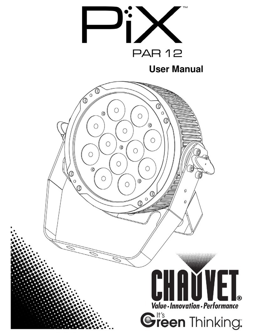 Chauvet PiX PAR 12 User manual