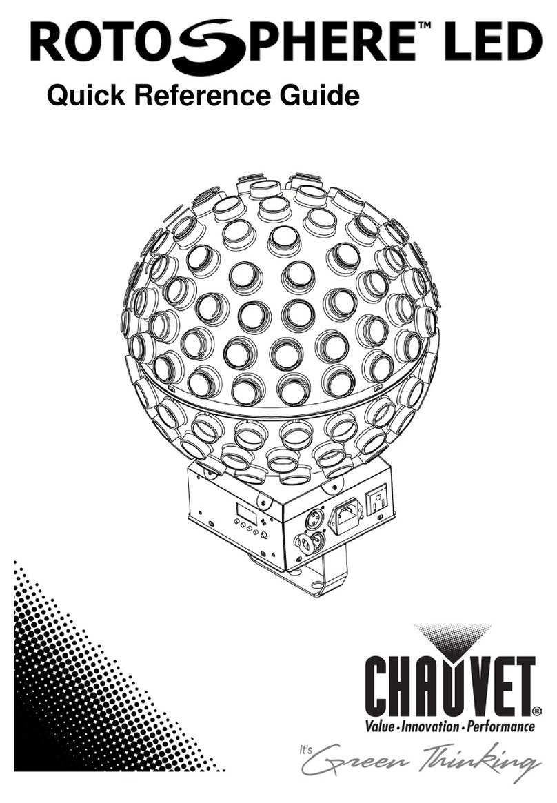 Chauvet RotoSphere LED User manual