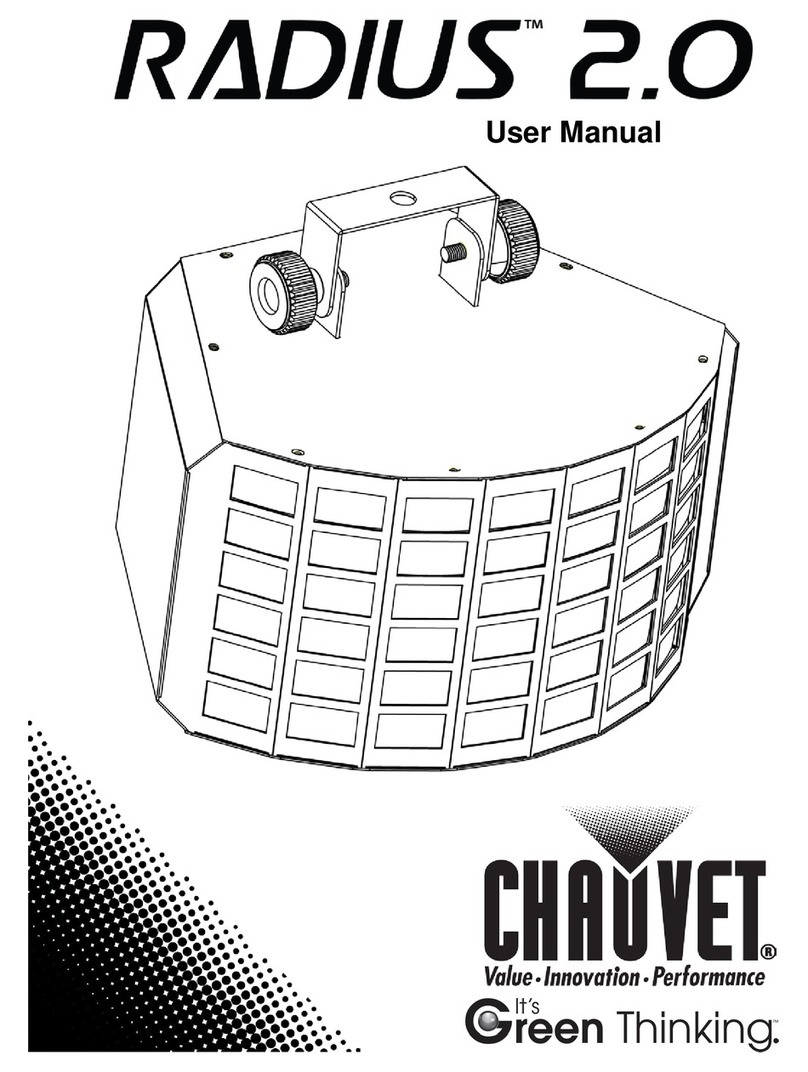 Chauvet Radius user manual
