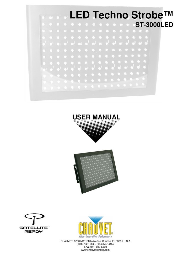 Chauvet LED Techno Strobe user manual