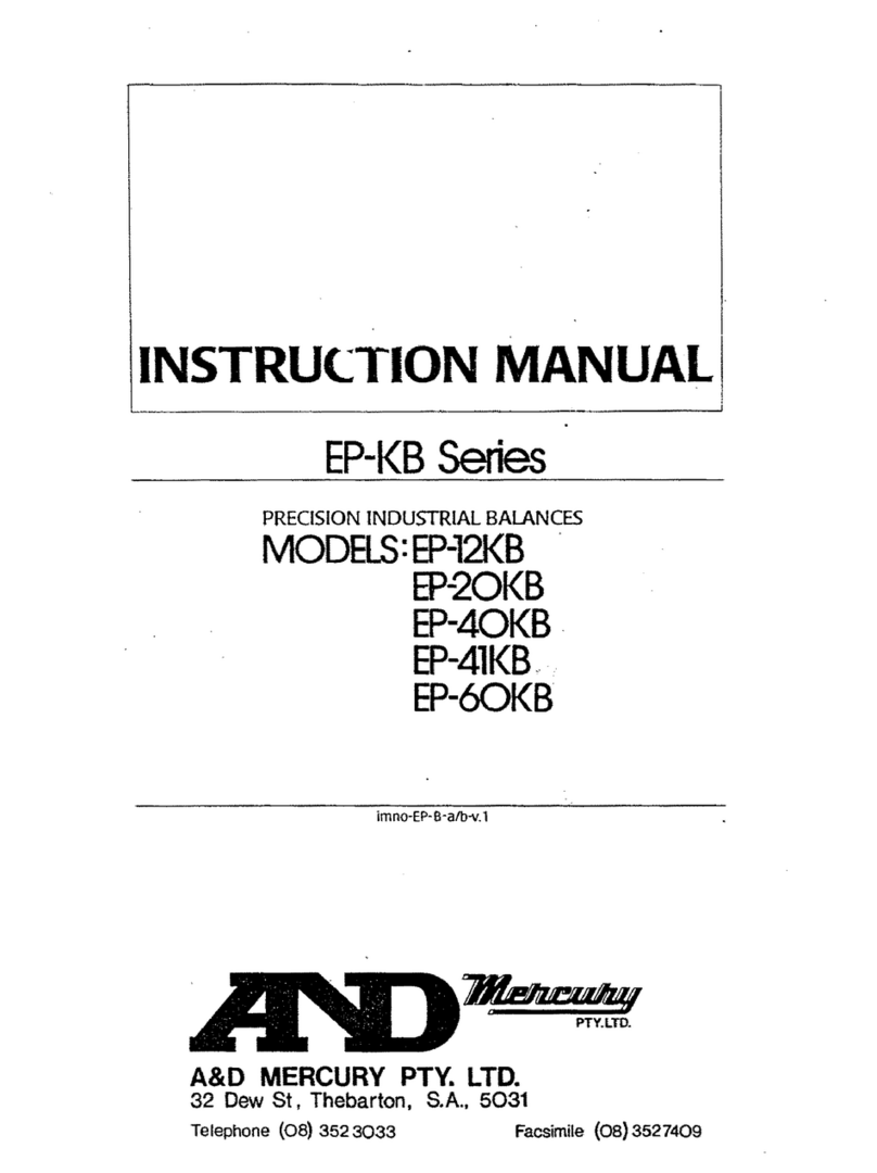 A&D EP-12KB User manual
