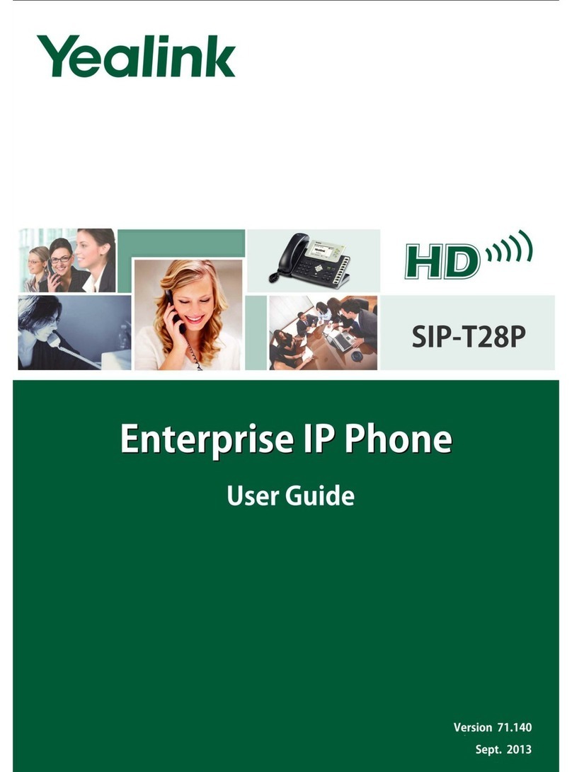 Yealink Yealink SIP-T28P User manual
