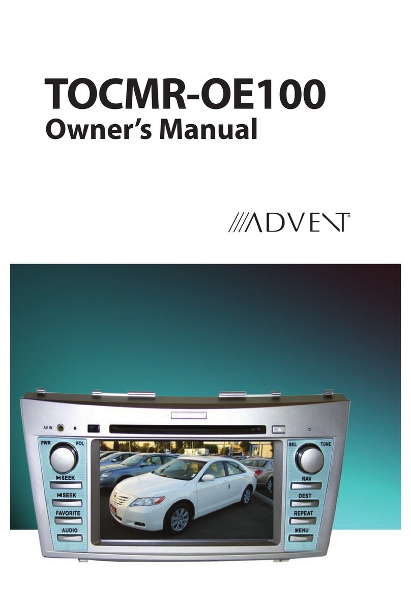 Advent TOCMR-OE100 User manual Advent TOCMR-OE100 User manual