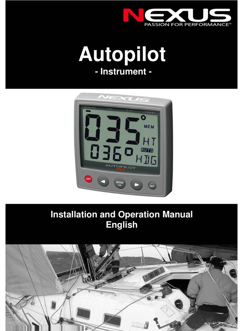 Nexus 21 Autopilot Installation and operation manual