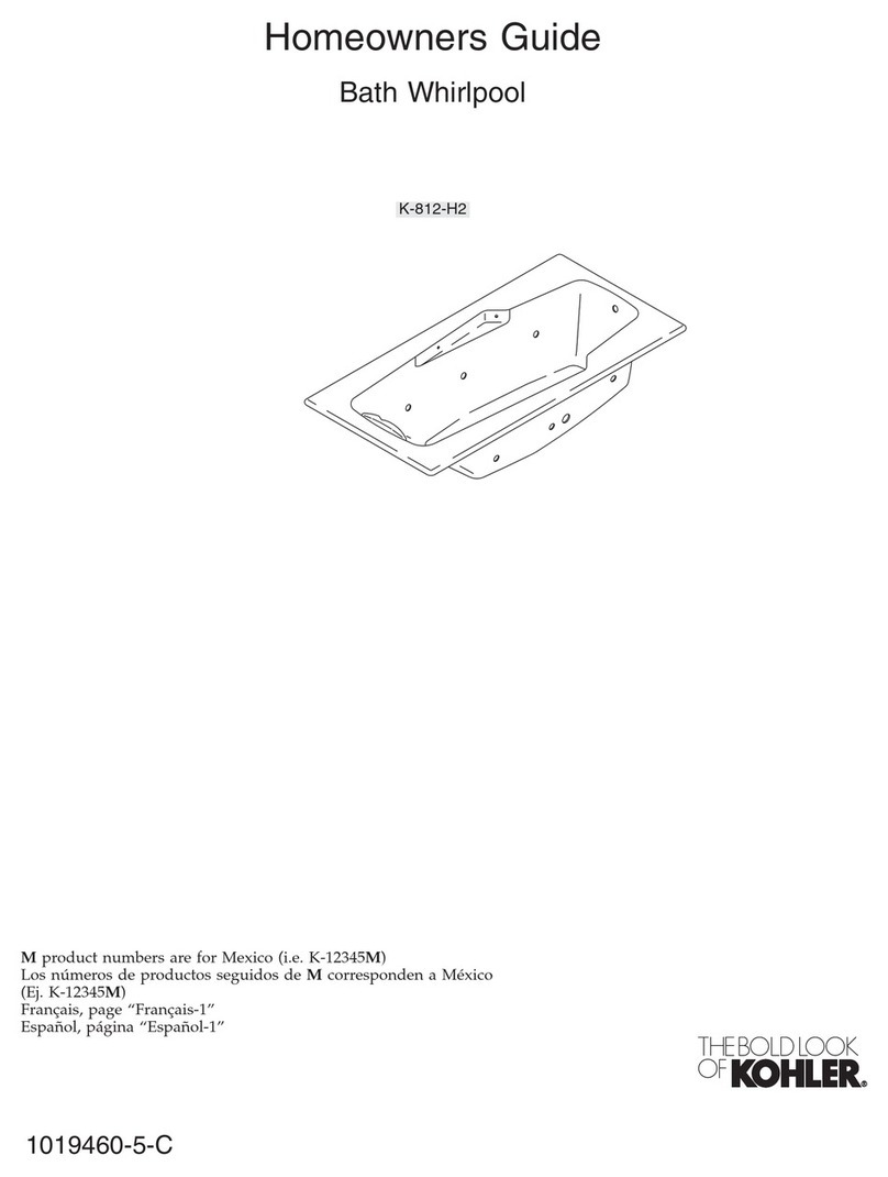 Kohler K-812-H2 Homeowner's guide