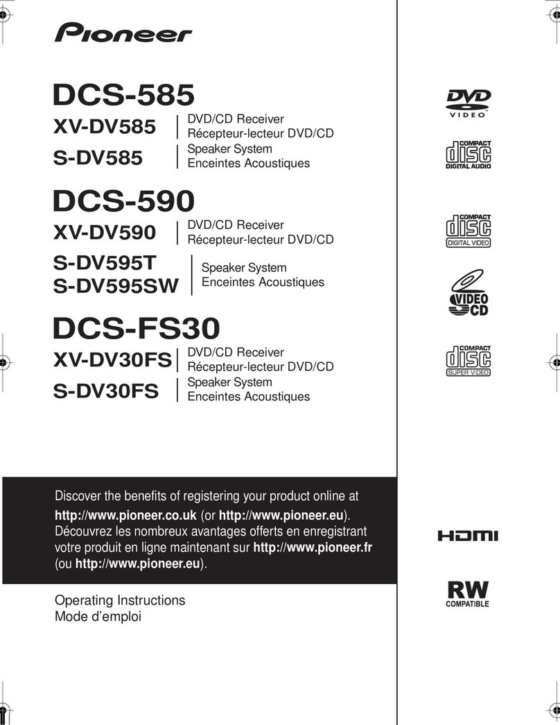 Pioneer DCS-585 User manual