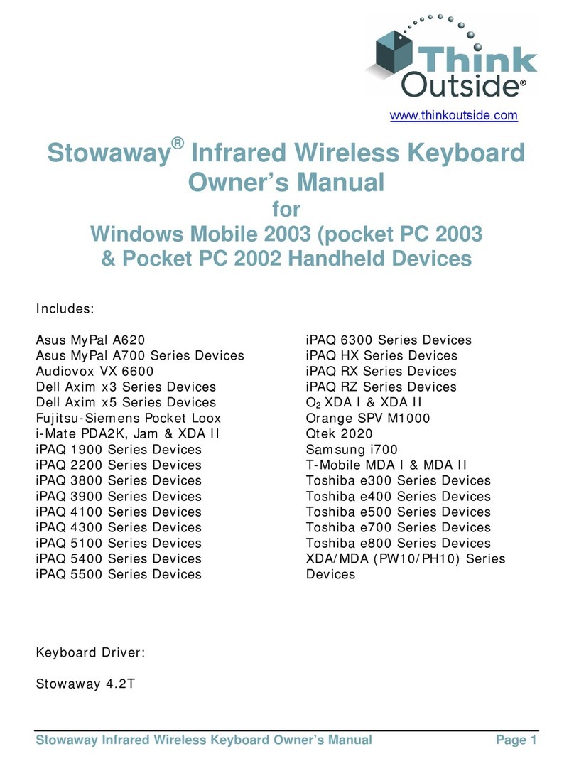 Think Outside Stoway User manual