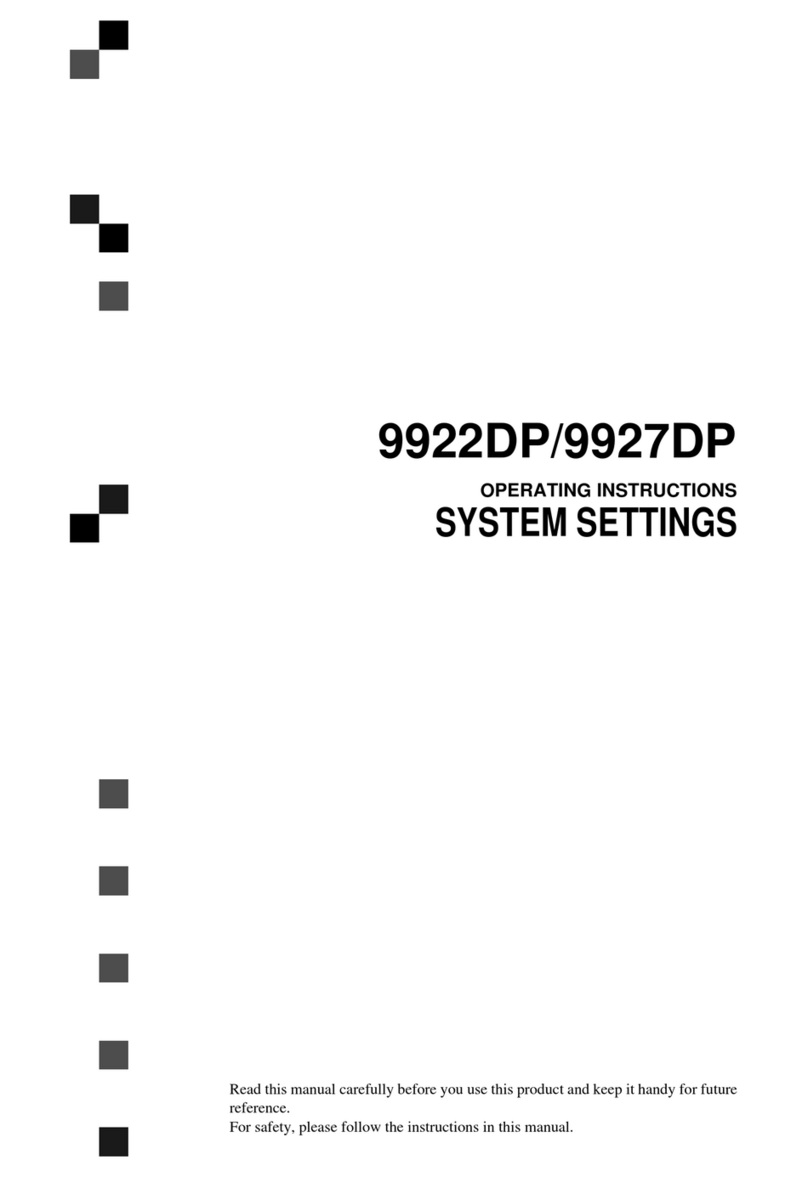 Ricoh 9922DP User instructions