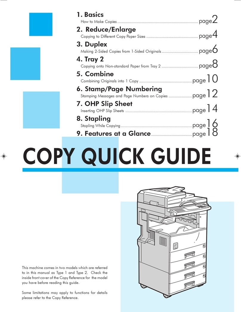 Savin 9922 User manual