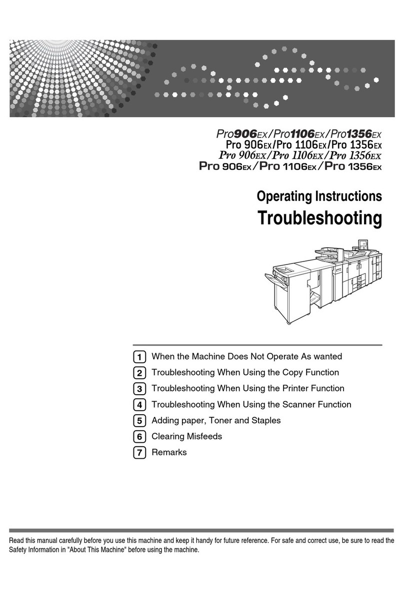 Savin Pro 906EX User manual Savin Pro 906EX User manual