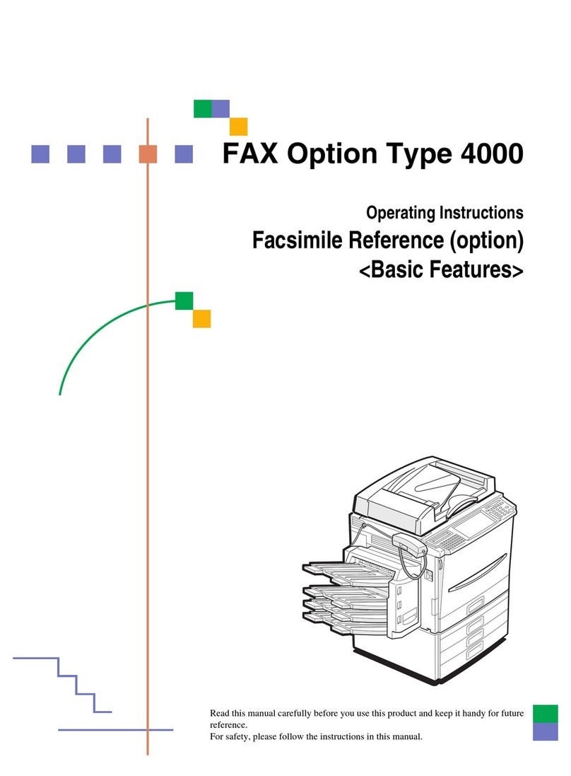 Savin 4000 operating instructions