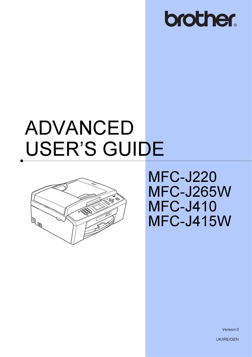 Brother MFC-J220 Assembly instructions Brother MFC-J220 Assembly instructions