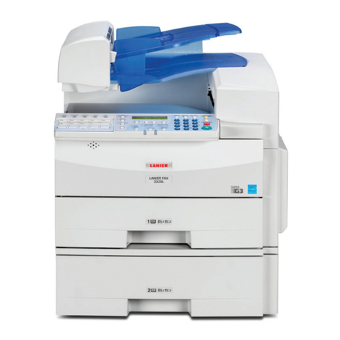 Lanier FAX 3320L operating instructions