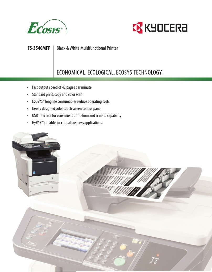 Kyocera ECOSYS FS-3540MFP User manual