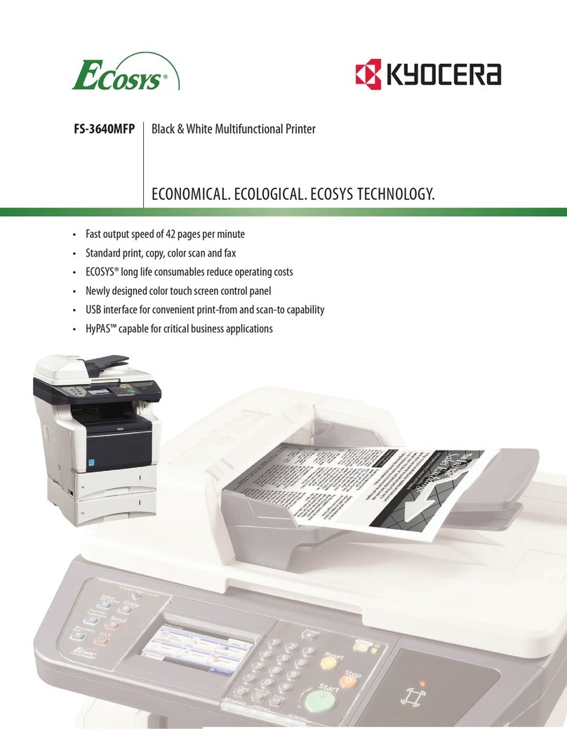 Kyocera ECOSYS FS-3640MFP User manual
