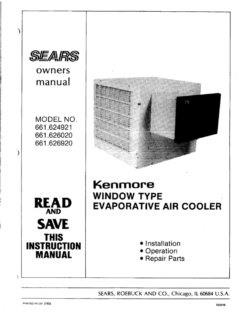 Sears 661.624921 User manual