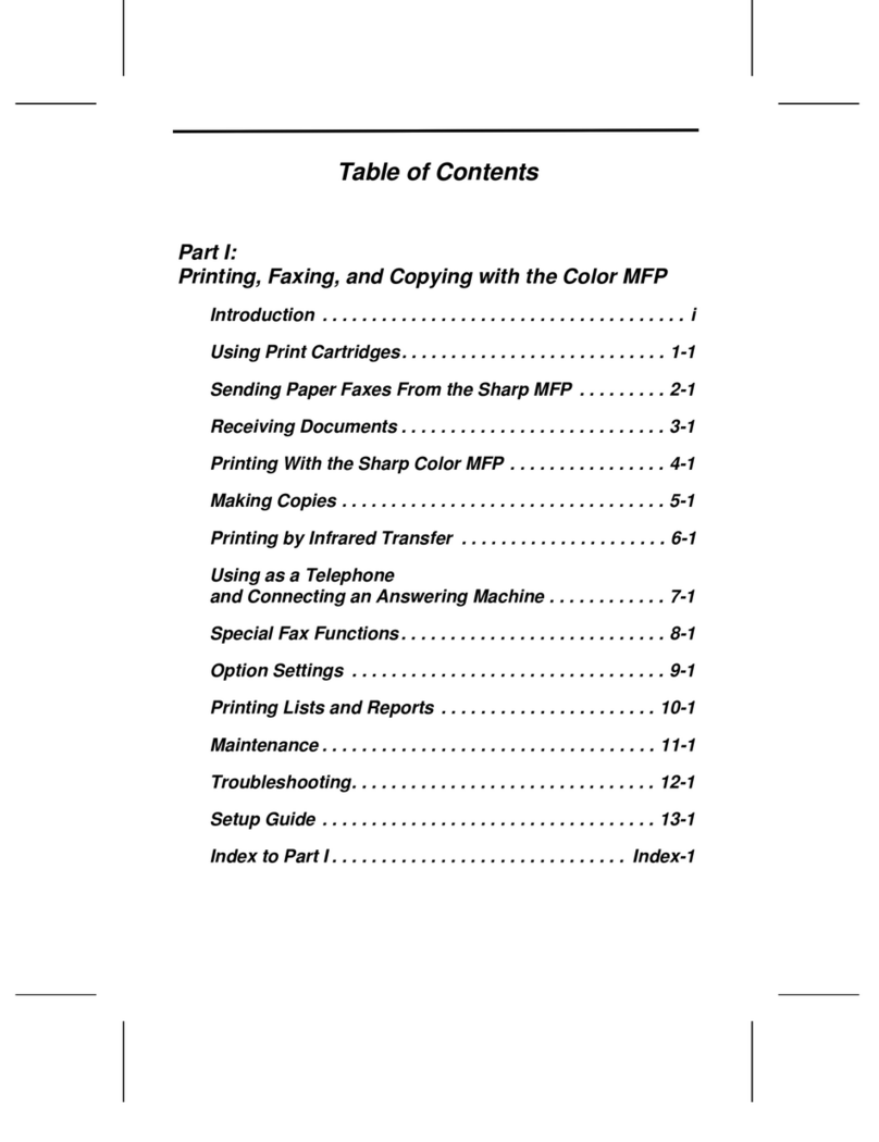 Sharp FO-2150 Operation manual