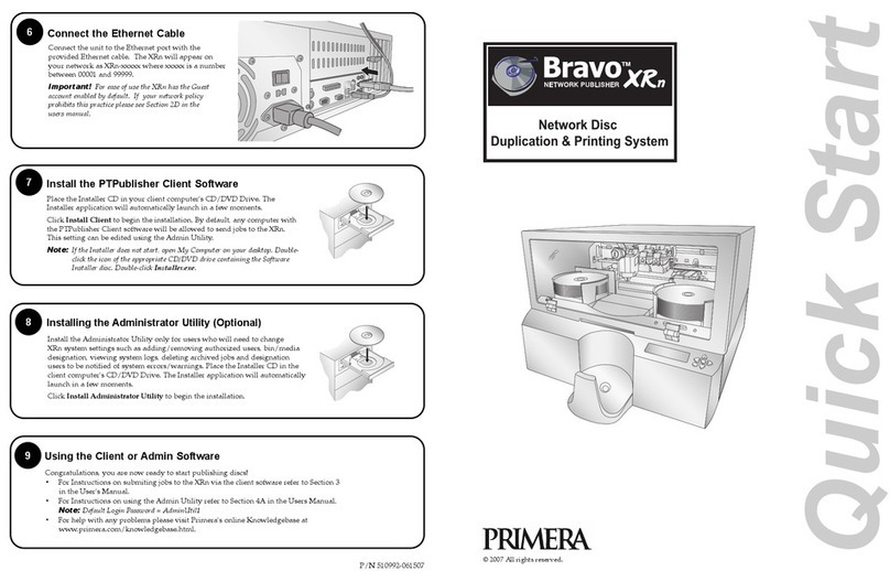 Primera Bravo XRn User manual