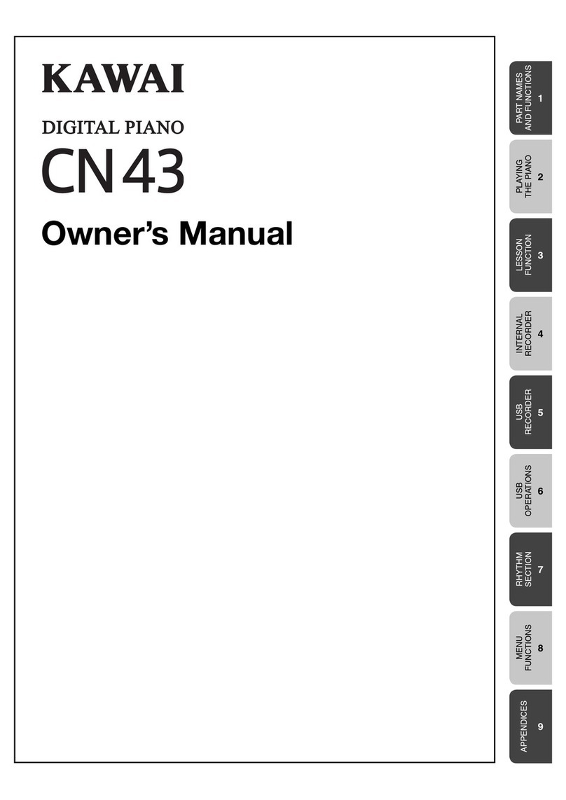 Kawai CN43 owner's manual