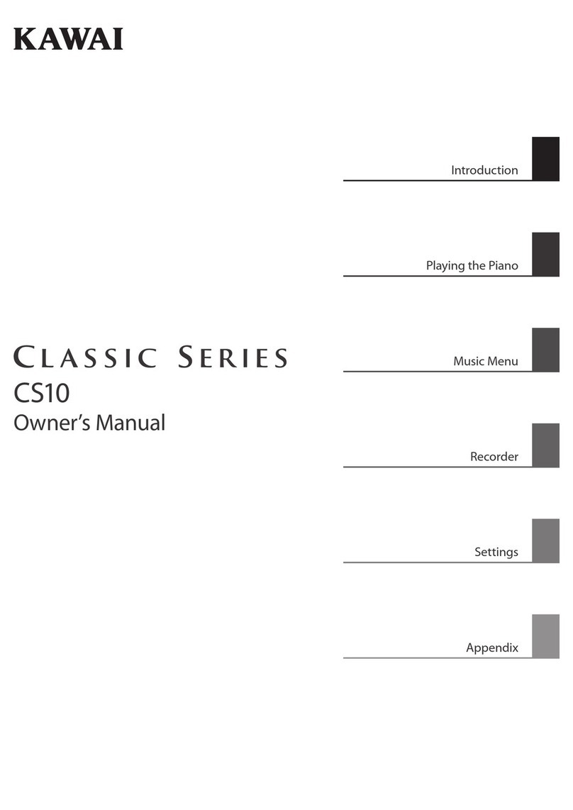 Kawai CS10 owner's manual