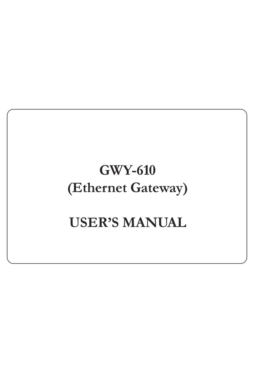 Renu Electronics GWY-610 User manual