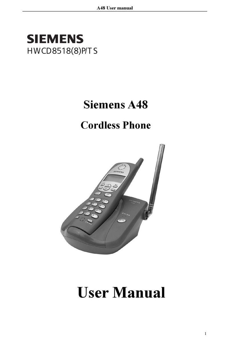 Siemens A48 User manual