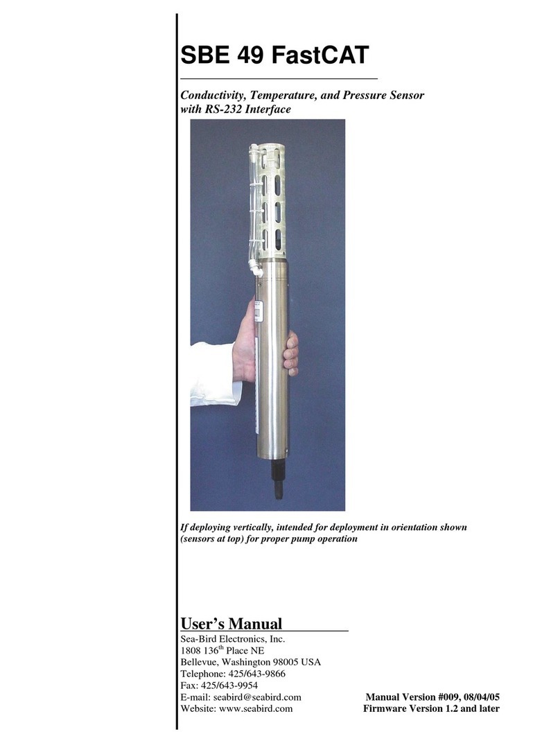 Sea-Bird Electronics SBE 49 FastCAT user manual