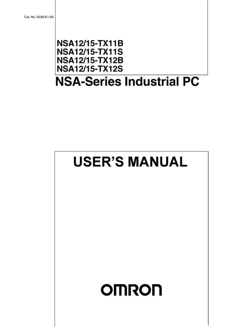 Omron NSA12-TX11B user manual