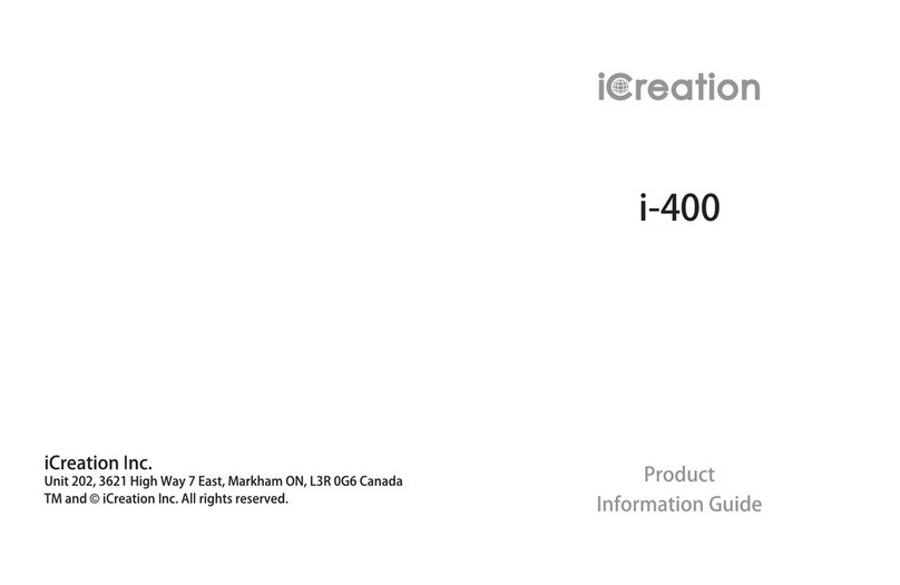 iCreaton i-400 Product information guide