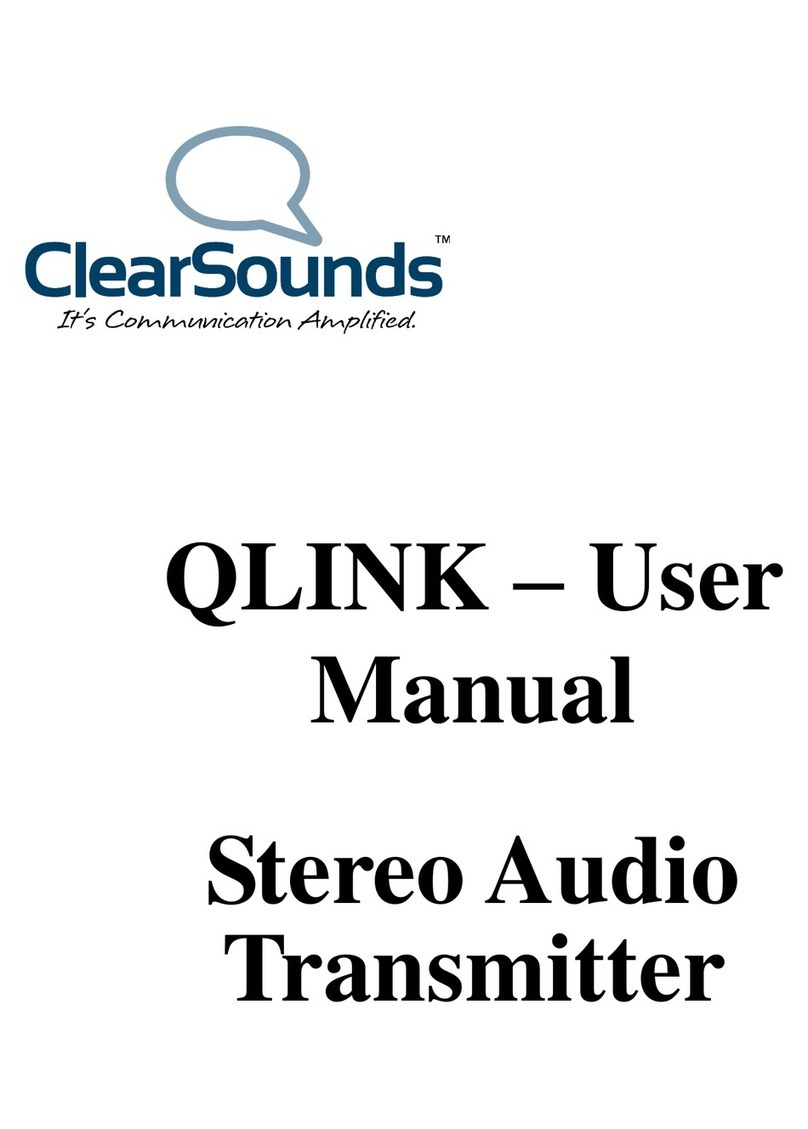ClearSounds QLINK user manual