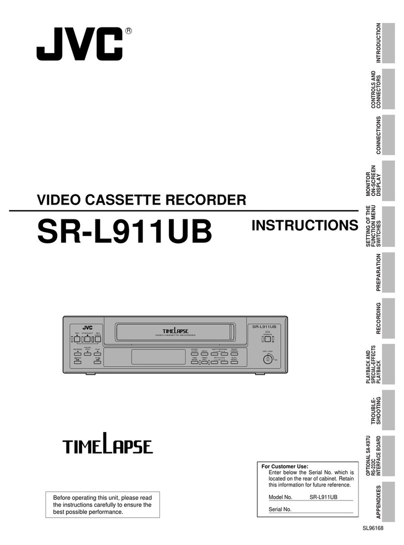 JVC SR-L911UB User manual